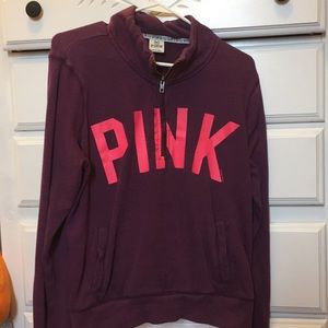 VICTORIA SECRET PINK QUARTER ZIP